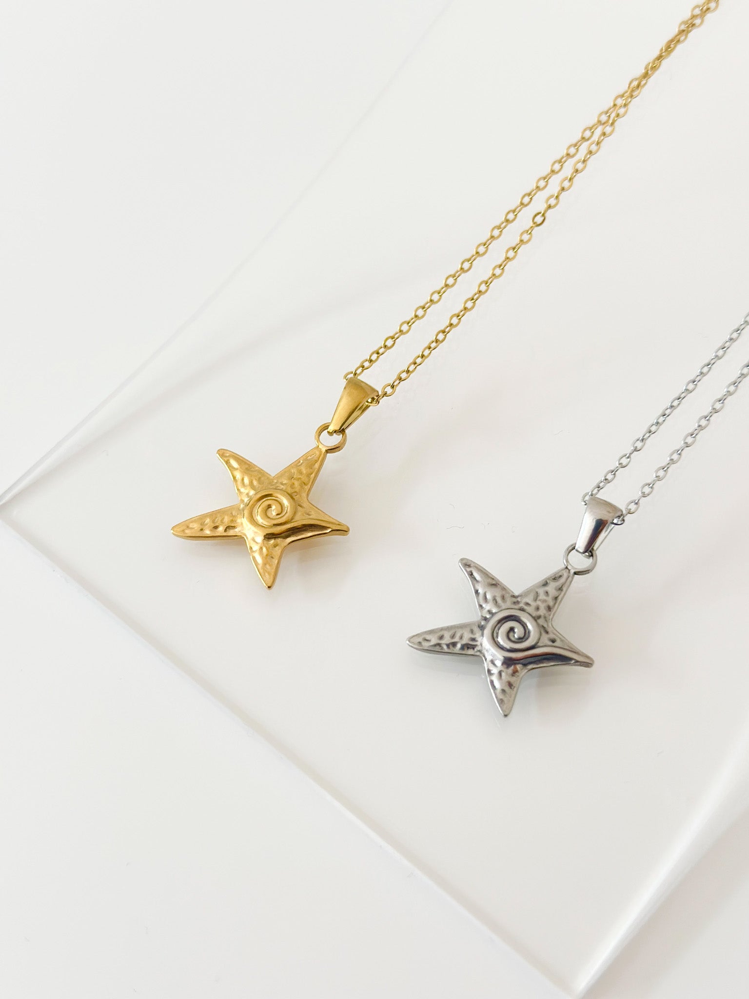Nautical Star Pendant Necklace - Jas | Gold & silver necklace - Jas | Perfect On You