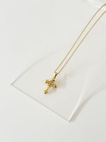 Ophelia Cross Necklace - Jas | Gold necklace - Jas | Perfect On You