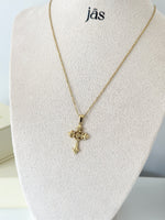 Ophelia Cross Necklace - Jas | Gold necklace - Jas | Perfect On You