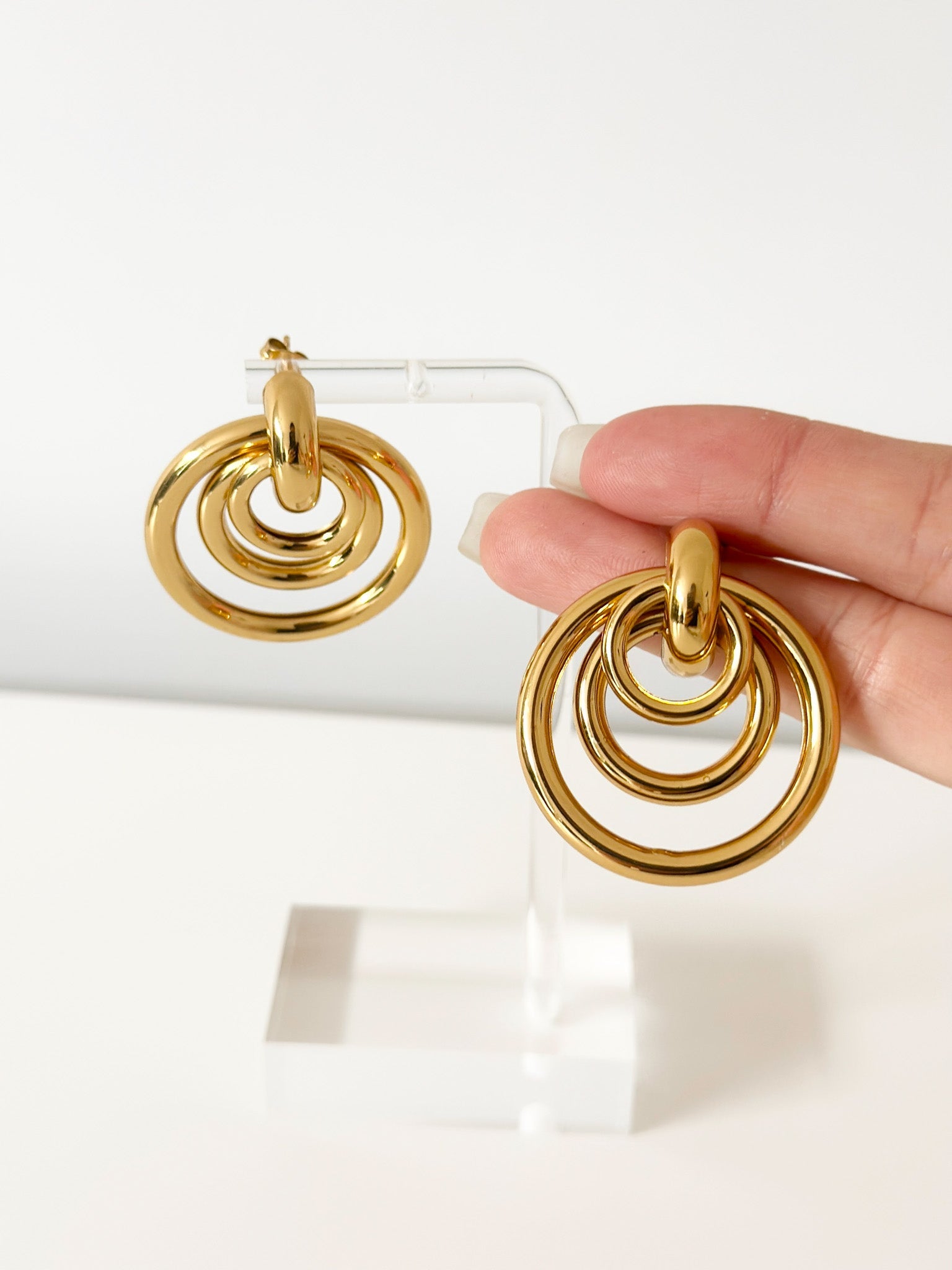 Orbit Harmony Earrings - Jas | Gold Earring - Jas | Perfect On You