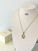 Organic Drop Pendant Necklace - Jas | Gold & silver necklace - Jas | Perfect On You