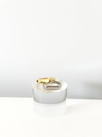 Oval Duo Ring - Jas | Gold & silver ring - Jas | Perfect On You