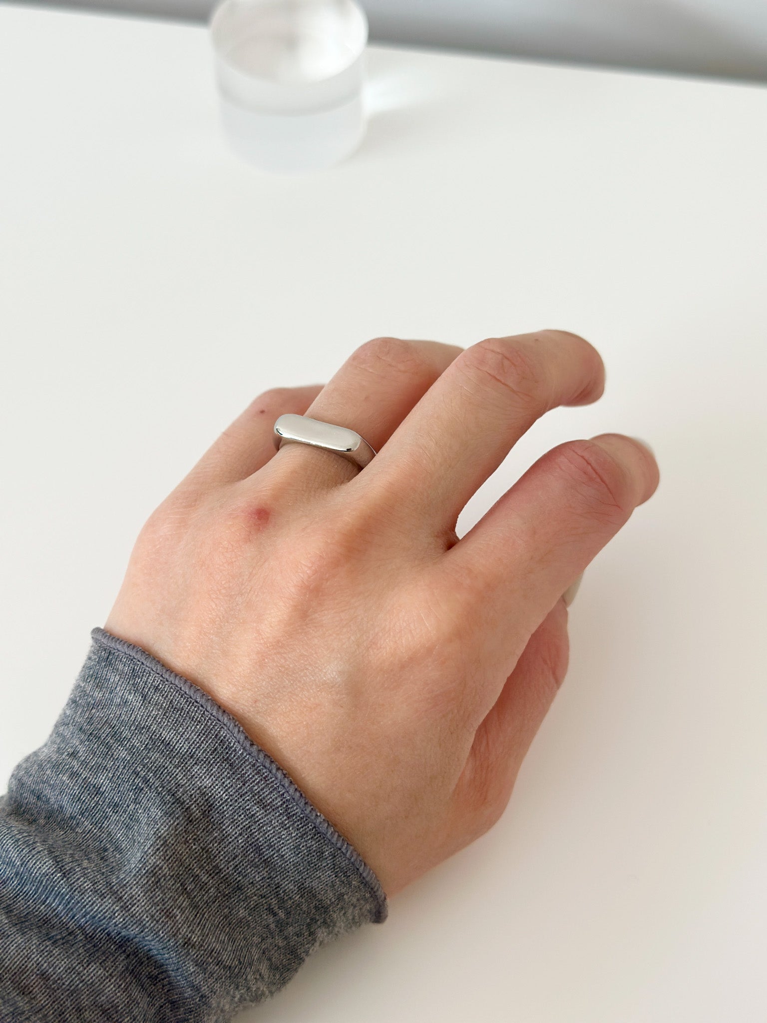 Oval Duo Ring - Jas | Gold & silver ring - Jas | Perfect On You