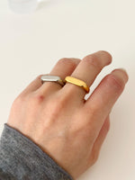 Oval Duo Ring - Jas | Gold & silver ring - Jas | Perfect On You