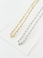 Paperclip Chain Necklace - Jas | Gold & silver necklace - Jas | Perfect On You