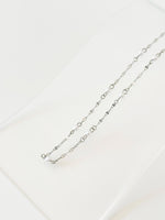Pearl Bead chain Necklace - JAS | Silver necklace - Jas | Perfect On You