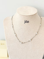Pearl Bead chain Necklace - JAS | Silver necklace - Jas | Perfect On You