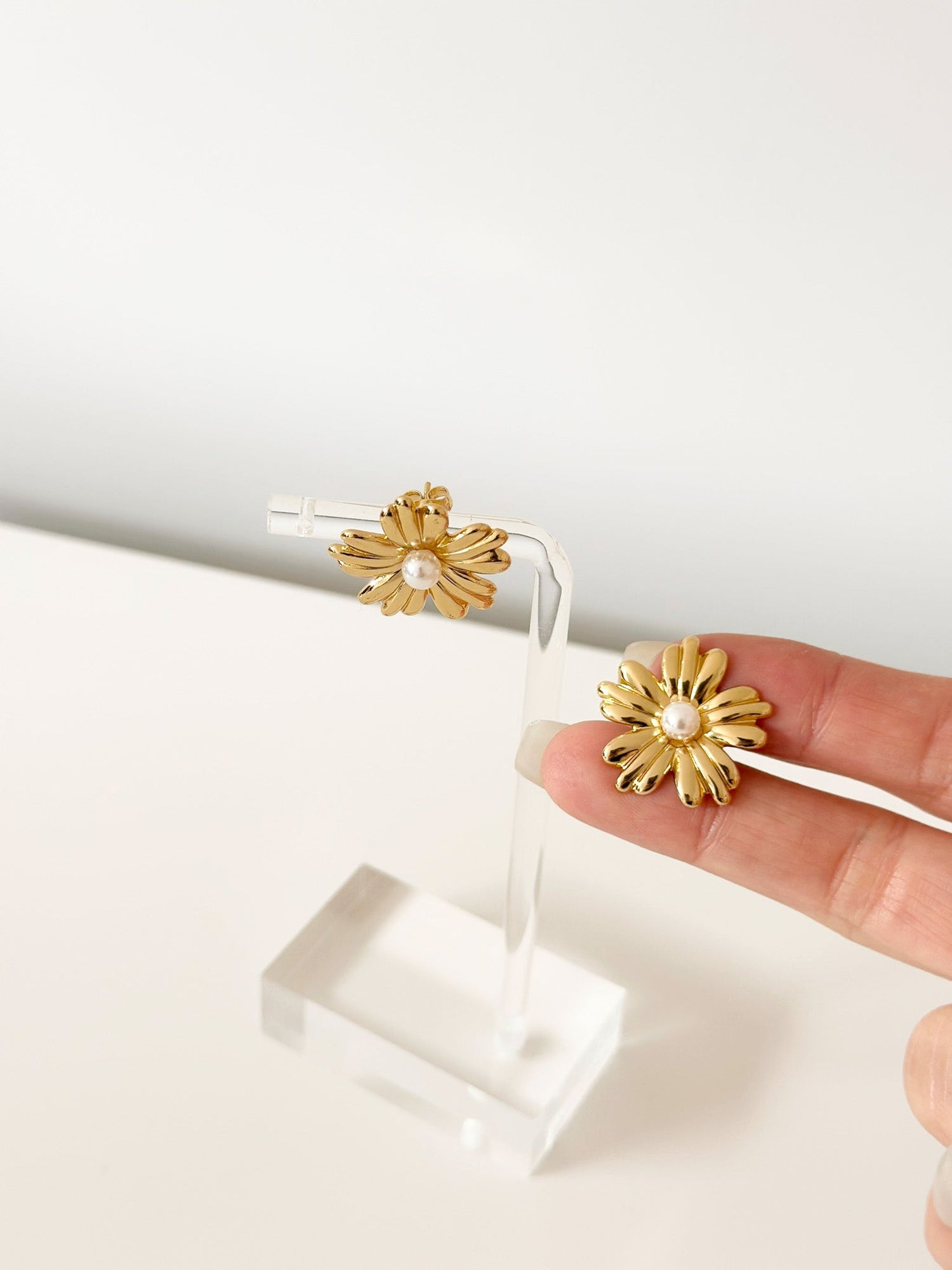 Petal Grace Earrings - Jas | Gold Earring - Jas | Perfect On You