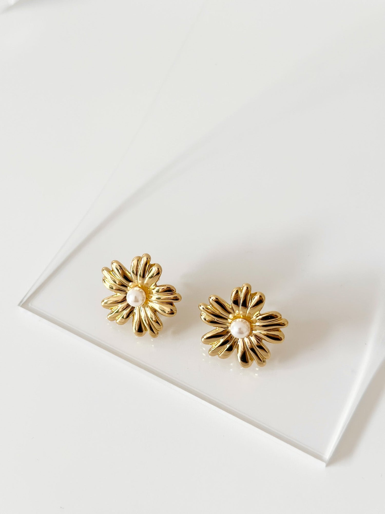 Petal Grace Earrings - Jas | Gold Earring - Jas | Perfect On You