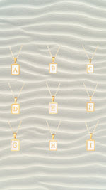 Rectangle Letter Necklace - JAS | JasCustom - Jas | Perfect On You