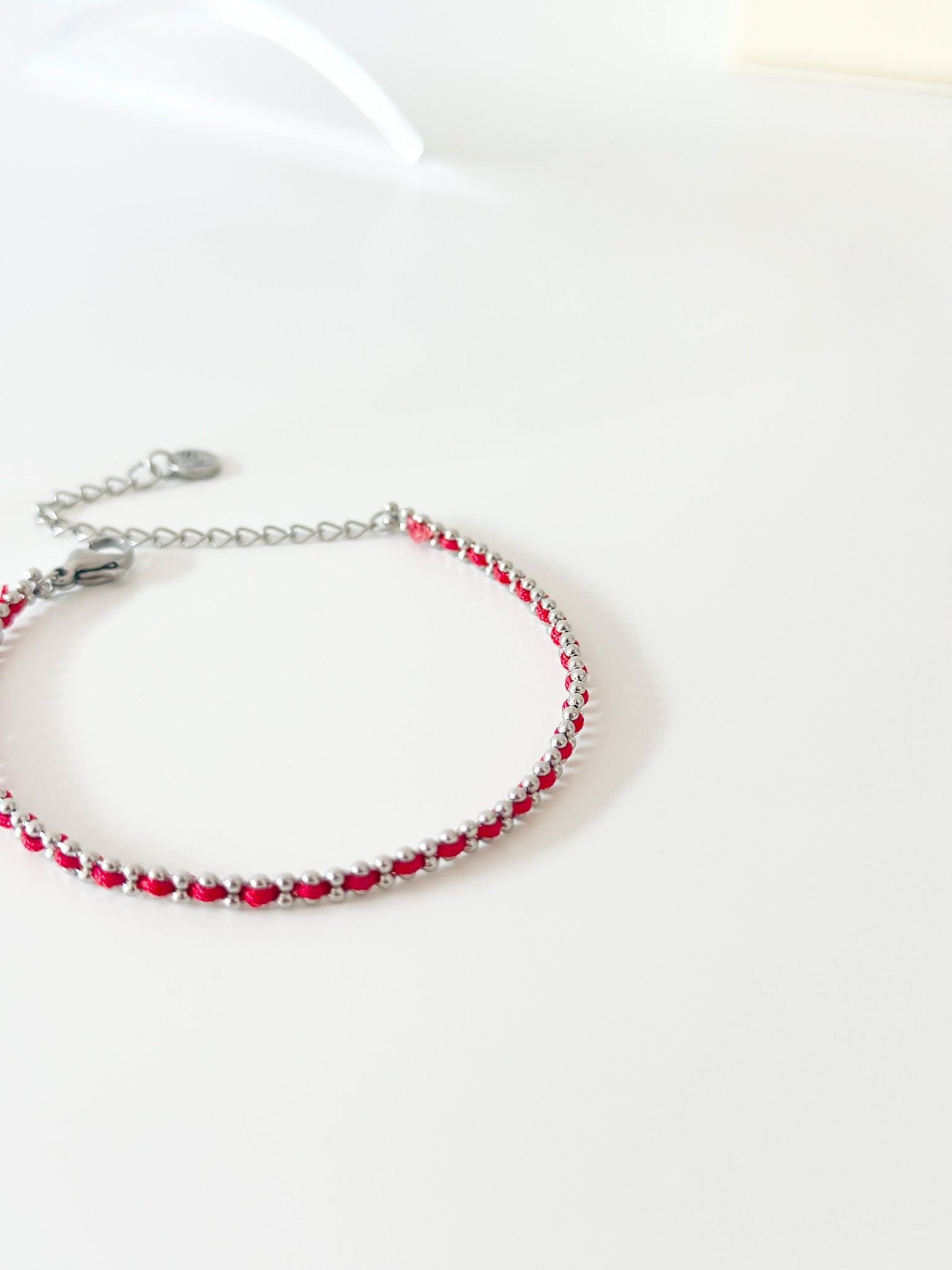 Red line Bracelet - Jas | Gold & silver bracelet - Jas | Perfect On You