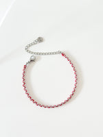Red line Bracelet - Jas | Gold & silver bracelet - Jas | Perfect On You