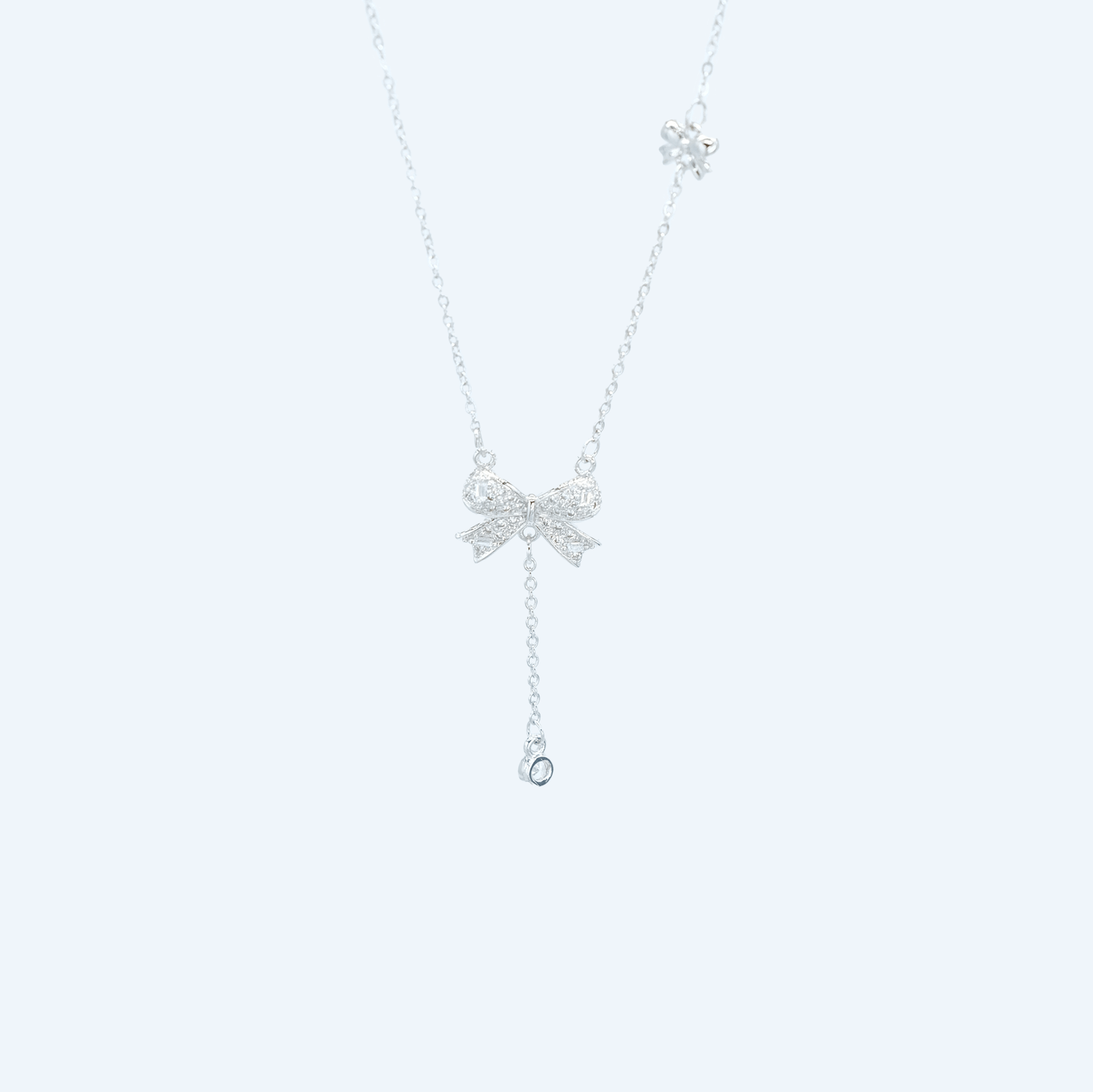 Ribbon Dangling Necklace - JAS - Jas | Perfect On You