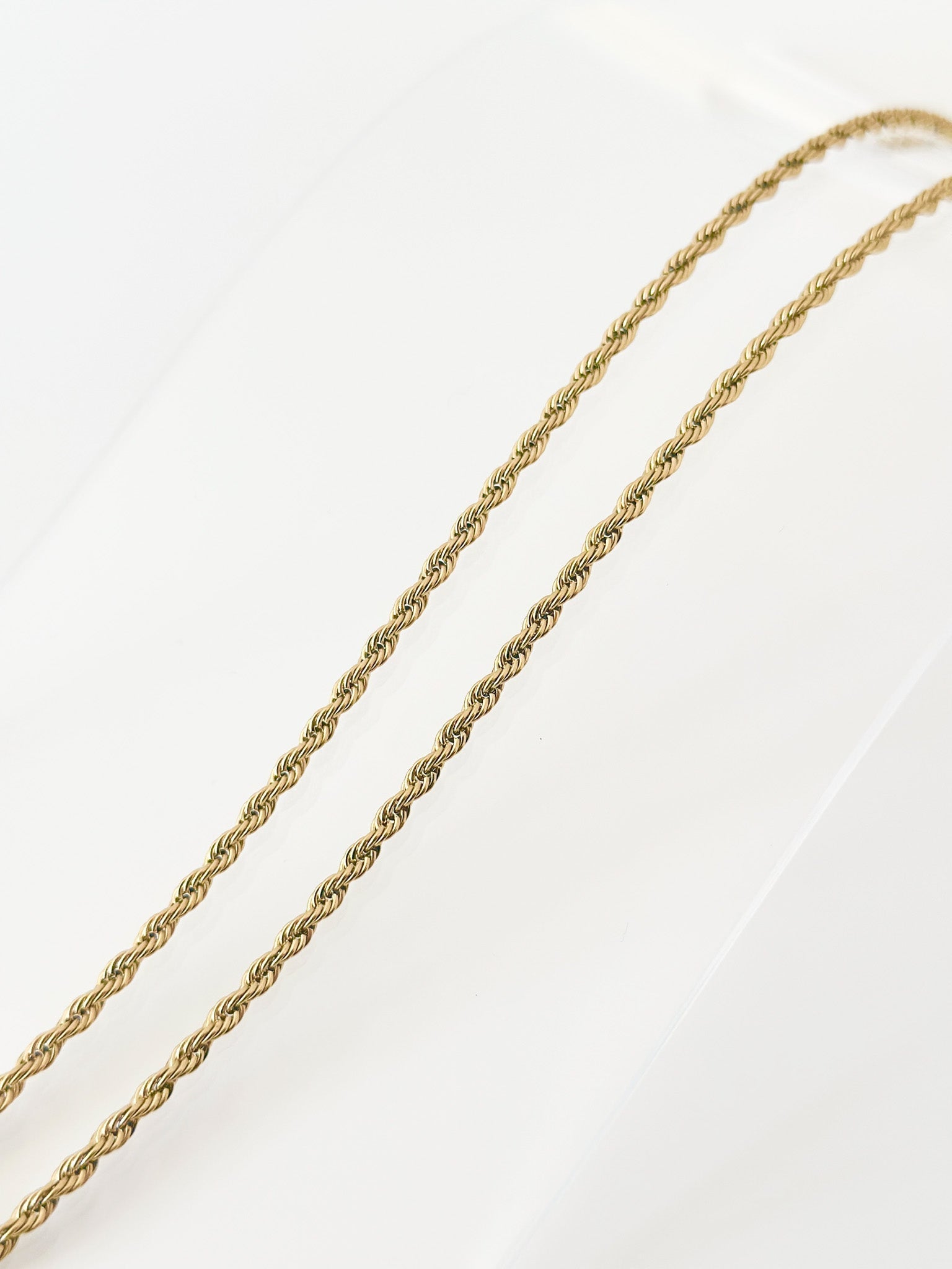 Rope Chain Necklace - Jas | Gold & silver necklace - Jas | Perfect On You