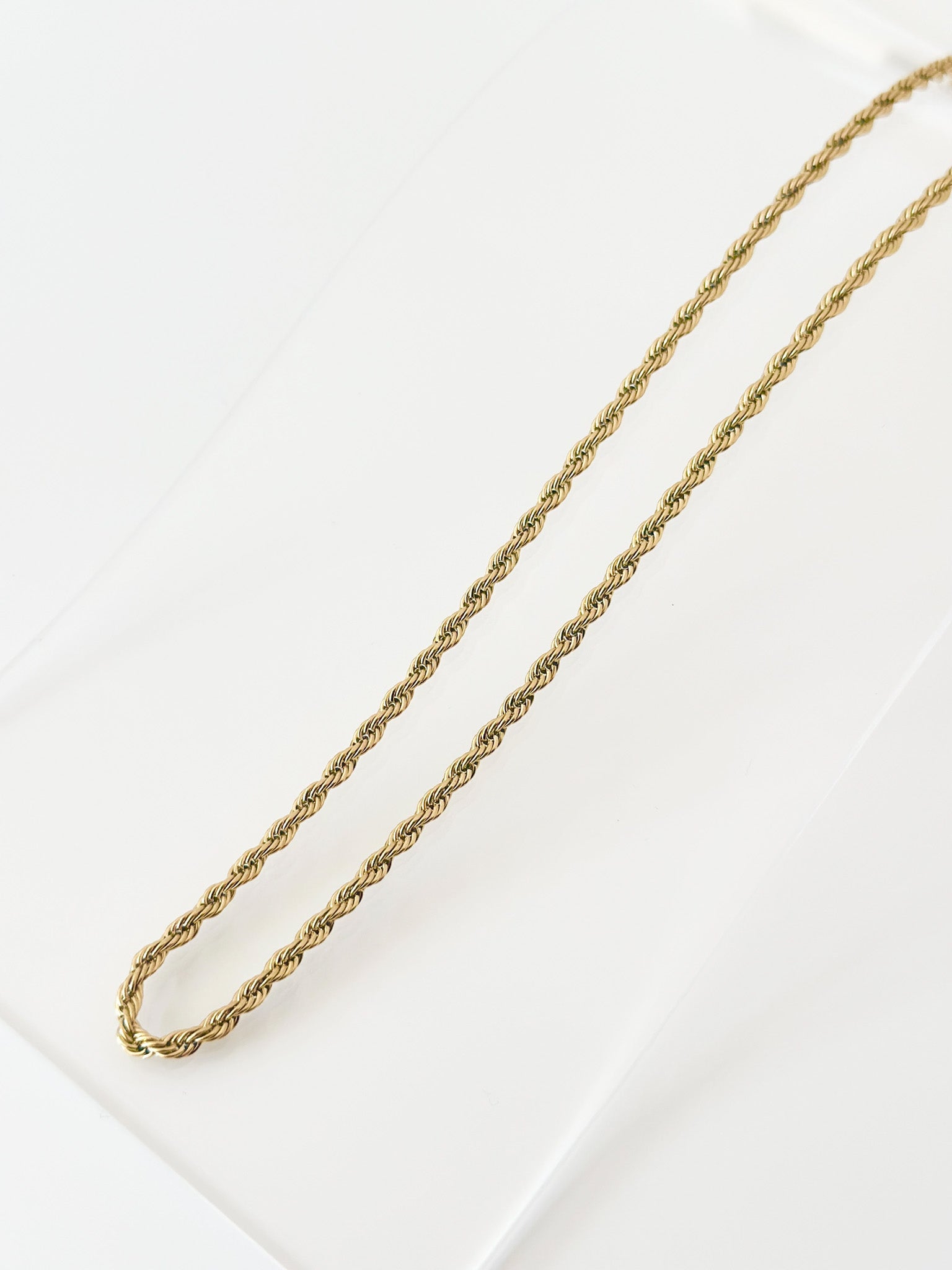 Rope Chain Necklace - Jas | Gold & silver necklace - Jas | Perfect On You