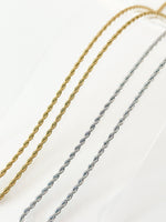 Rope Chain Necklace - Jas | Gold & silver necklace - Jas | Perfect On You