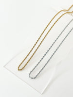 Rope Chain Necklace - Jas | Gold & silver necklace - Jas | Perfect On You