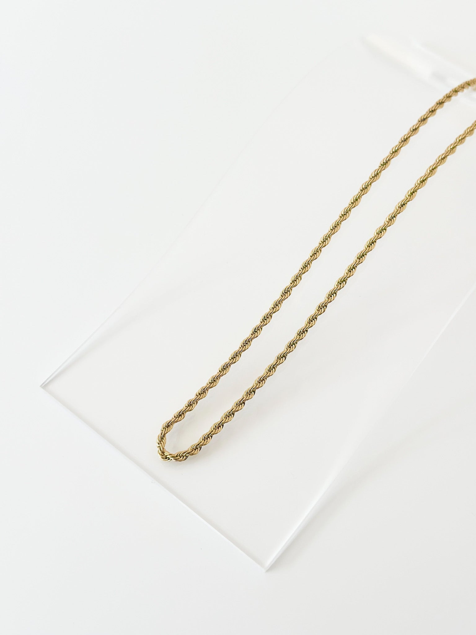 Rope Chain Necklace - Jas | Gold & silver necklace - Jas | Perfect On You