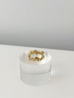 Sea Heart Ring - Jas | Gold & silver ring - Jas | Perfect On You