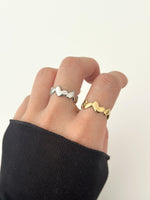 Sea Heart Ring - Jas | Gold & silver ring - Jas | Perfect On You