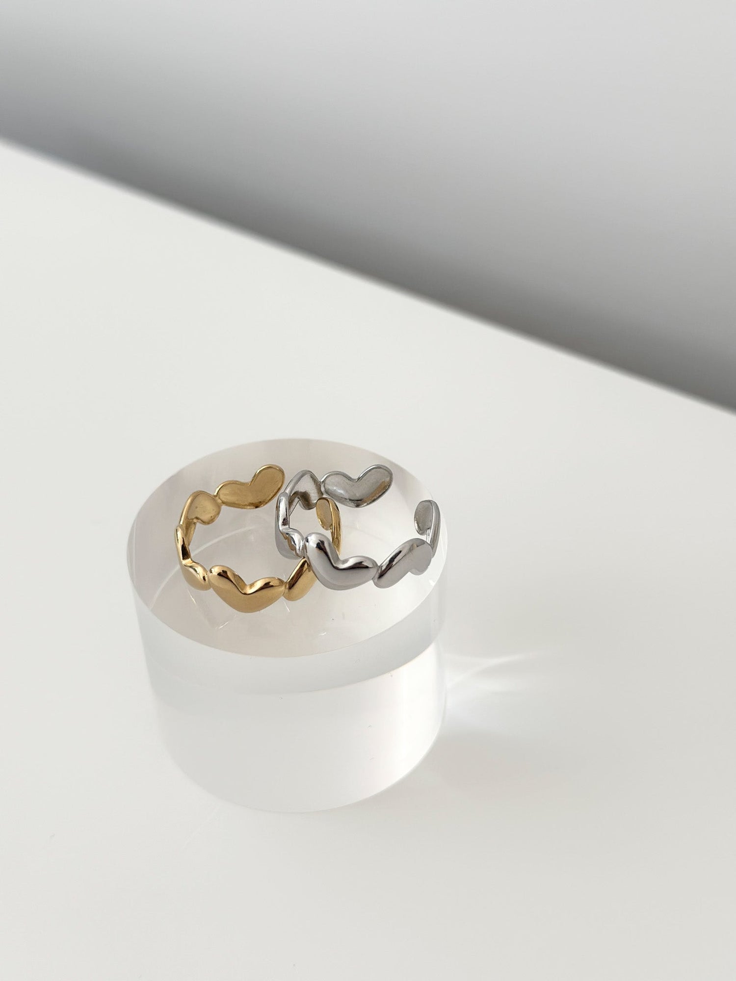 Sea Heart Ring - Jas | Gold & silver ring - Jas | Perfect On You