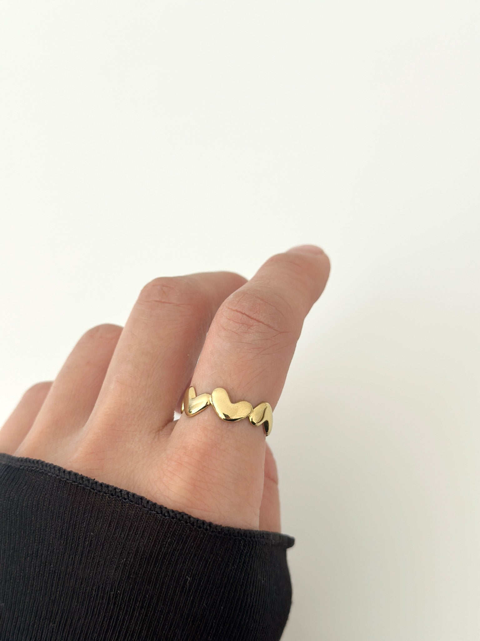 Sea Heart Ring - Jas | Gold & silver ring - Jas | Perfect On You