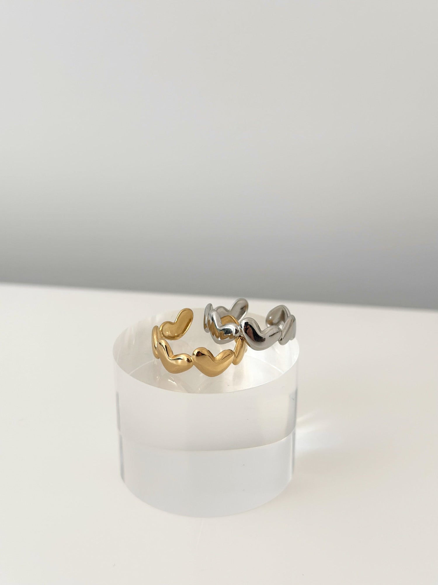 Sea Heart Ring - Jas | Gold & silver ring - Jas | Perfect On You