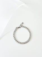 Silver curb bracelet - Jas | Stainless Steel Bracelet - Jas | Perfect On You