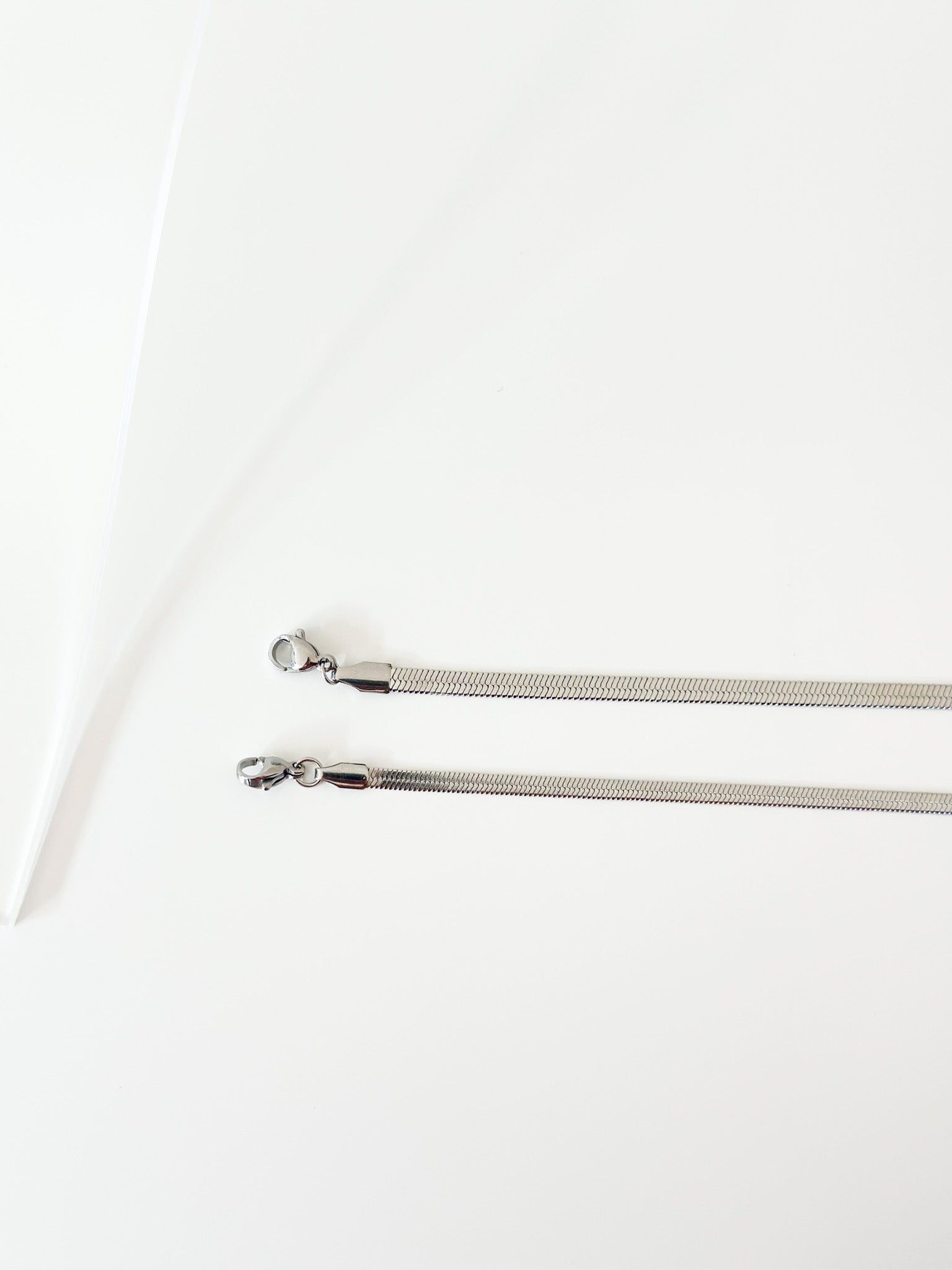 Silver Herringbone Bracelet - Jas | Stainless Steel Bracelet - Jas | Perfect On You