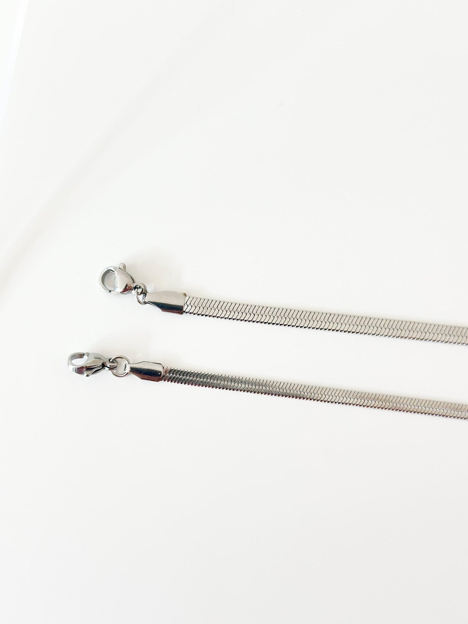 Silver Herringbone Bracelet - Jas | Stainless Steel Bracelet - Jas | Perfect On You