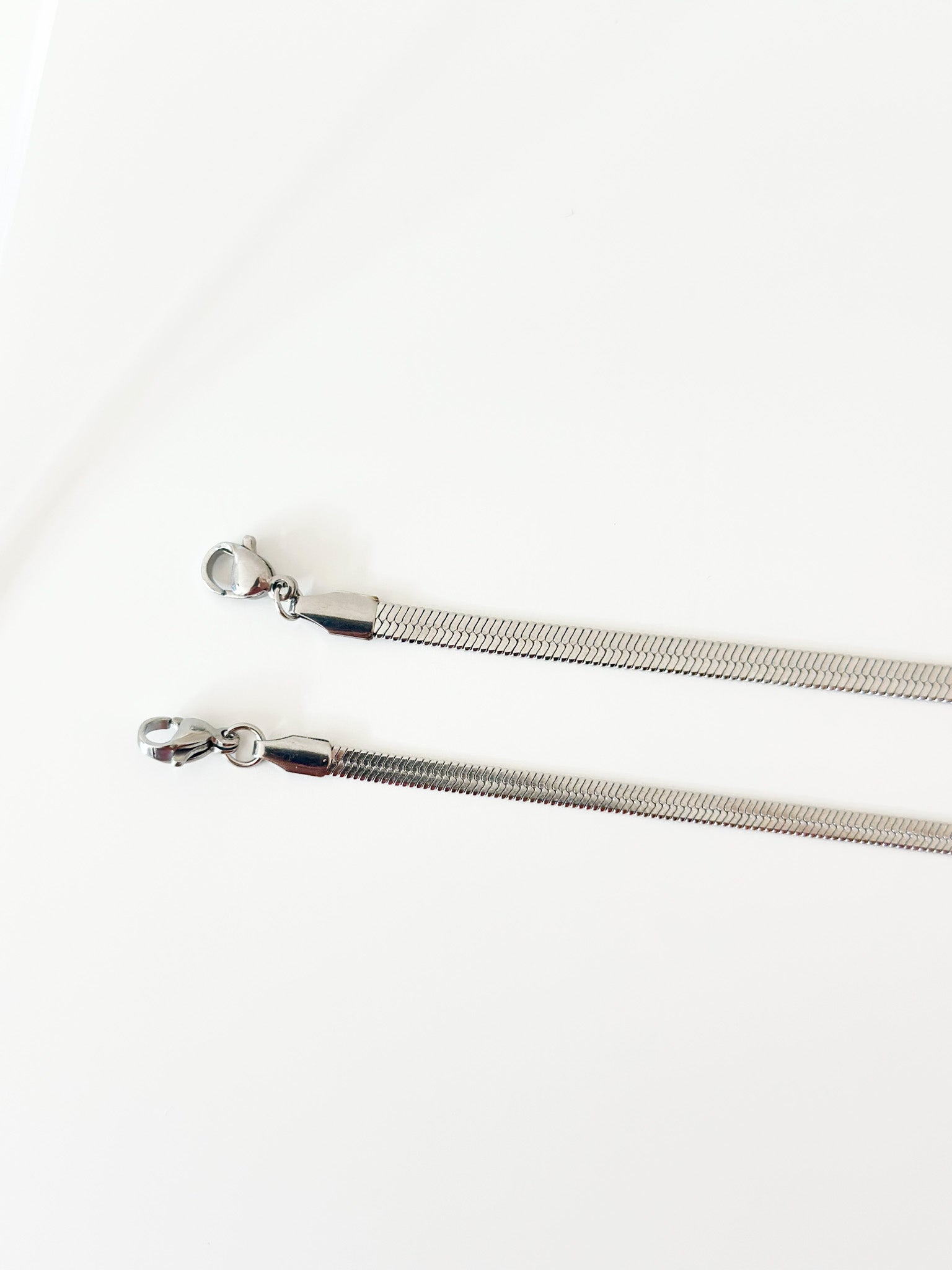 Silver Herringbone Bracelet - Jas | Stainless Steel Bracelet - Jas | Perfect On You