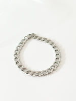 Silver jumbo curb Bracelet - Jas | Stainless Steel Bracelet - Jas | Perfect On You