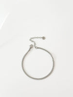 Silver mini Curb Bracelet - Jas | Stainless Steel Bracelet - Jas | Perfect On You