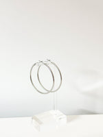 Silver Mira Classic hoops - Jas | Hoop Earrings - Jas | Perfect On You