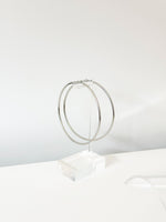 Silver Mira Classic hoops - Jas | Hoop Earrings - Jas | Perfect On You