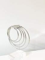 Silver Mira Classic hoops - Jas | Hoop Earrings - Jas | Perfect On You