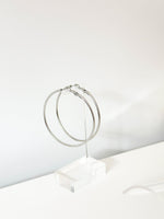 Silver Mira Classic hoops - Jas | Hoop Earrings - Jas | Perfect On You