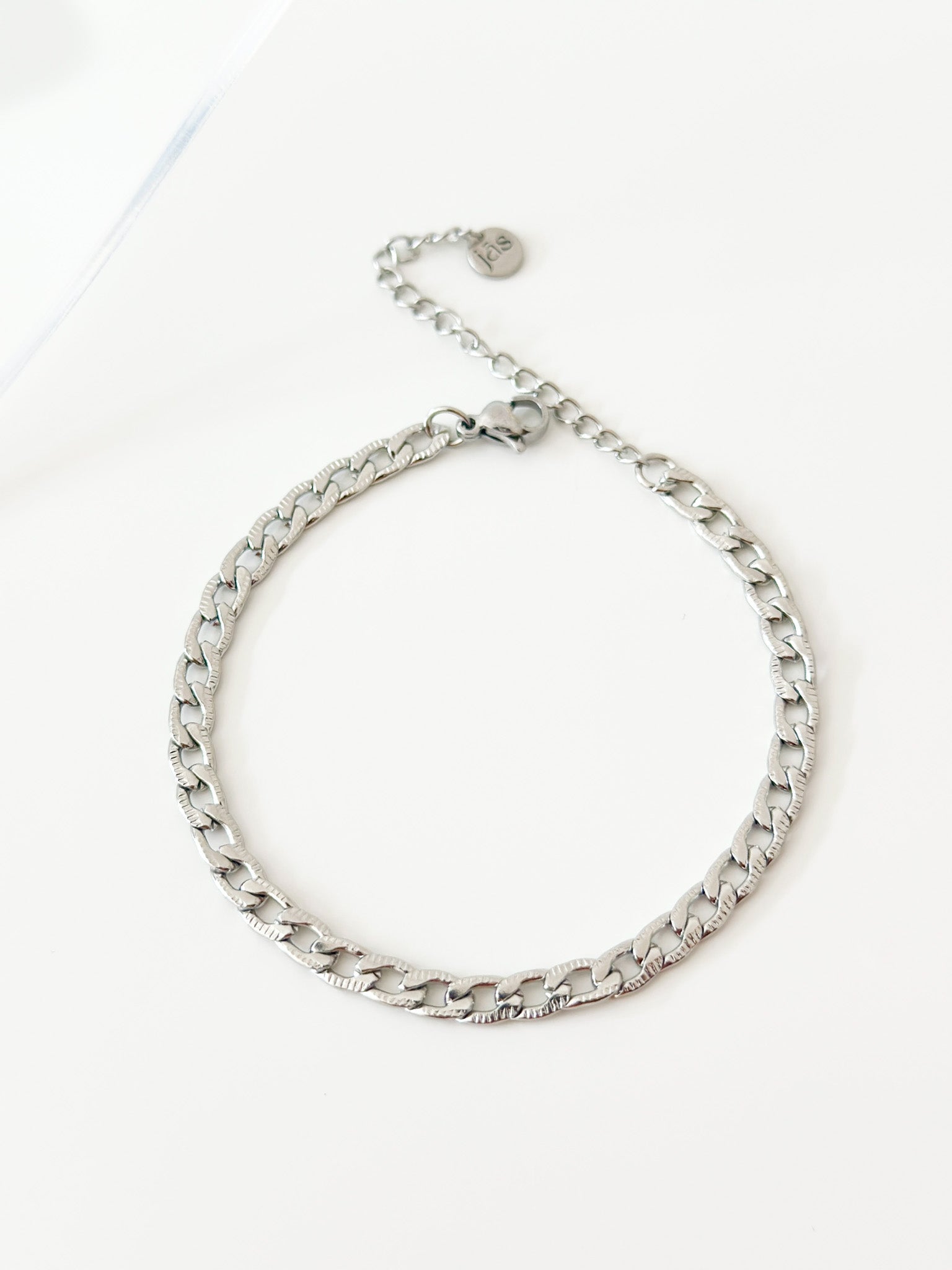 Silver Oval bracelet - Jas | Stainless Steel Bracelet - Jas | Perfect On You