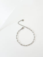 Silver Paper Clip Bracelet - Jas | Stainless Steel Bracelet - Jas | Perfect On You