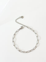 Silver Paper Clip Bracelet - Jas | Stainless Steel Bracelet - Jas | Perfect On You