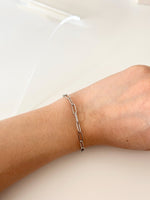 Silver Paper Clip Bracelet - Jas | Stainless Steel Bracelet - Jas | Perfect On You