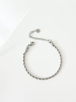 Silver Rope Bracelet - Jas | Stainless Steel Bracelet - Jas | Perfect On You