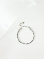 Silver Rope Bracelet - Jas | Stainless Steel Bracelet - Jas | Perfect On You