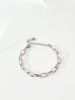Silver Round Paper clip Bracelet - Jas | Stainless Steel Bracelet - Jas | Perfect On You