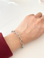 Silver Round Paper clip Bracelet - Jas | Stainless Steel Bracelet - Jas | Perfect On You