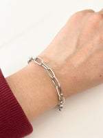 Silver Round Paper clip Bracelet - Jas | Stainless Steel Bracelet - Jas | Perfect On You