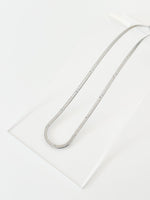 Silver Star Herringbone Chain Necklace - JAS | Silver necklace - Jas | Perfect On You