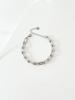 Silver U link Bracelet - Jas | Stainless Steel Bracelet - Jas | Perfect On You