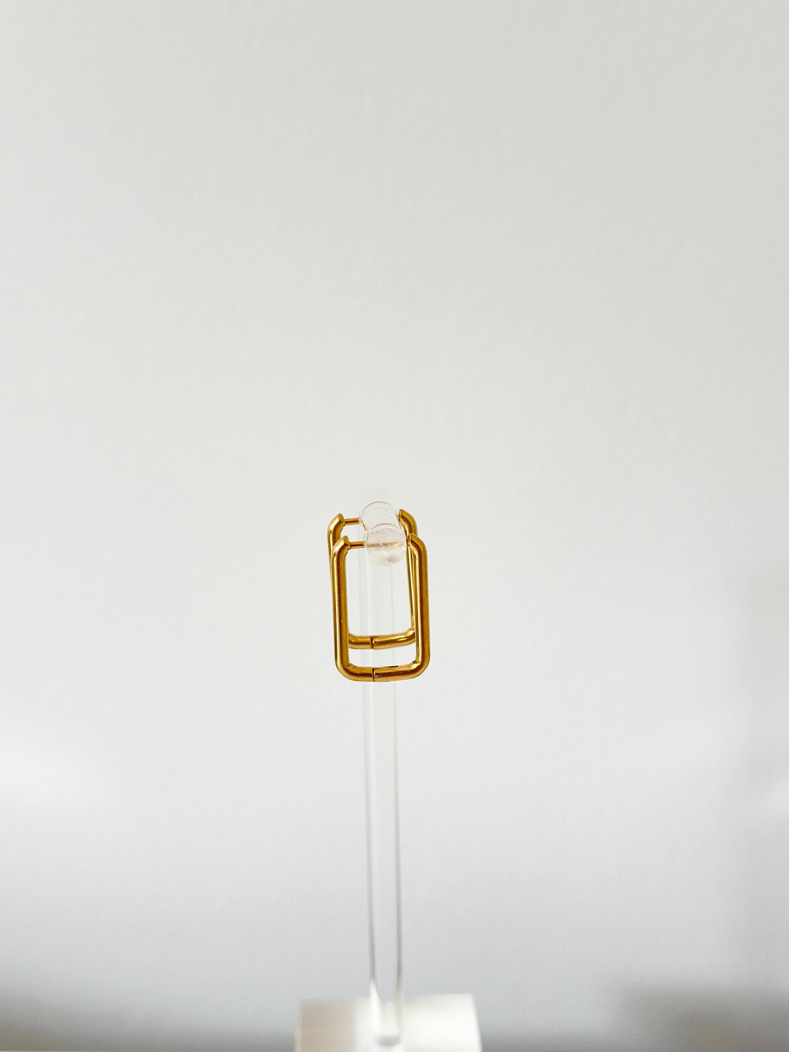 Small Geometric Rectangle Hoops - Jas | Hoop Earrings - Jas | Perfect On You