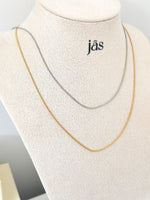Snake Chain Necklace - Jas | Gold & silver necklace - Jas | Perfect On You
